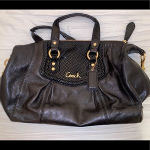 Black Coach Shoulder Bag